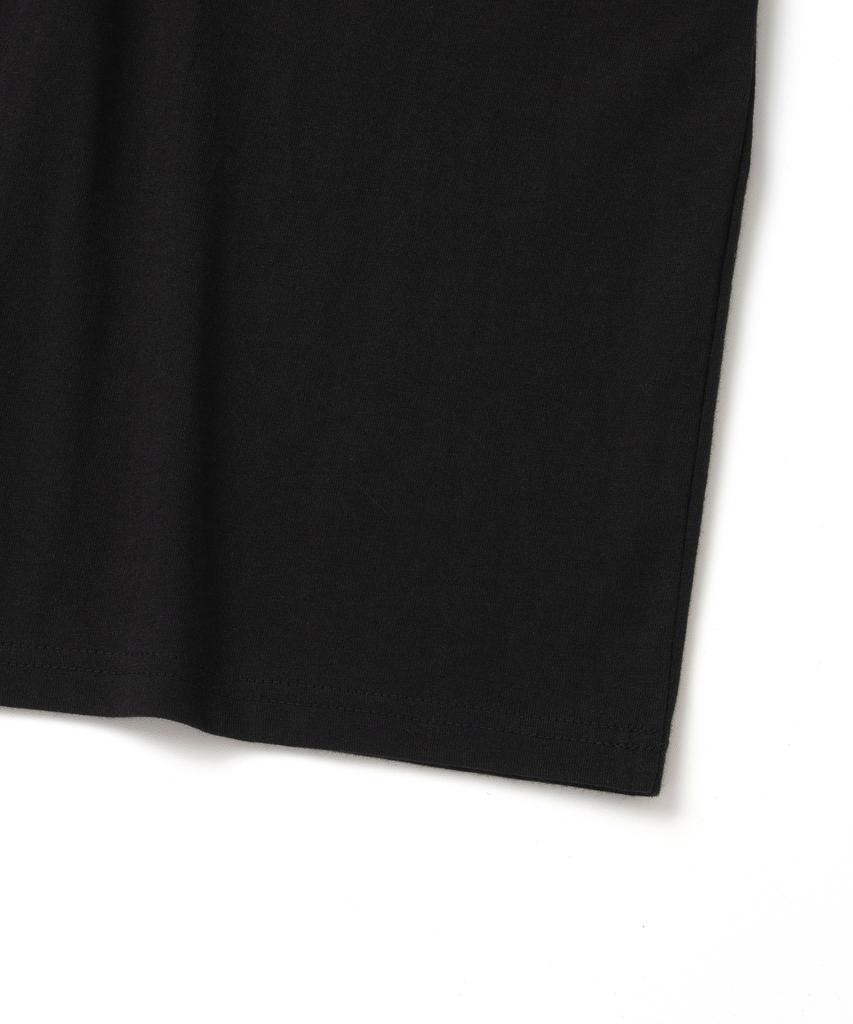 KNITTED (Unisex) Pigment Palm Tree Graphic T-Shirt Crop Black