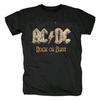 Summer 2025 ACDC Hard Rock R&B Guitar Crewneck Printed Cotton Short Sleeve T-shirt for Men and Women