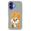 For iPhone 16 Plus Smart E-Ink Phone Case 4 Color HD 4 Inch Display NFC DIY Customized Screen