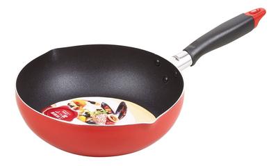 Pearl Metal Wako Trading 24cm Deep Frying Pan, Non-stick, IH Compatible, New Fore HB-8045