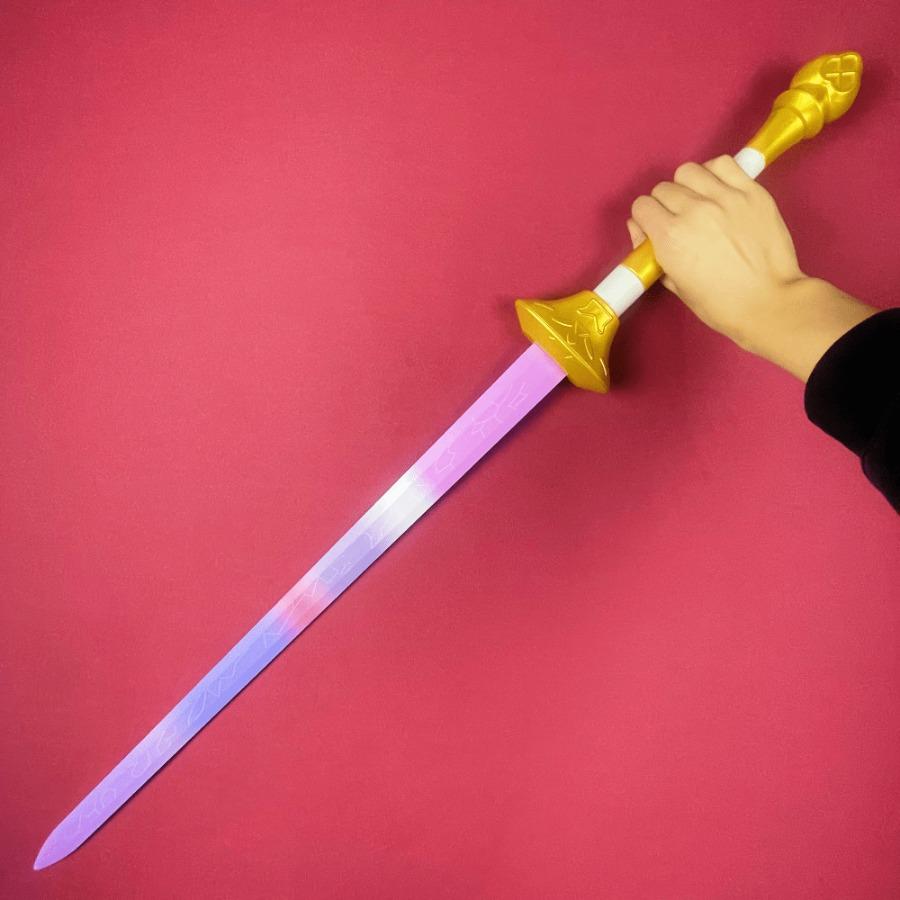 

40inch Korean Pop Demon Hunters Katana Rumi Sword Animation Costume Play Prop Original Samurai Sabre Wood Material Real Dimension Japanese Katana 40inch-104cm