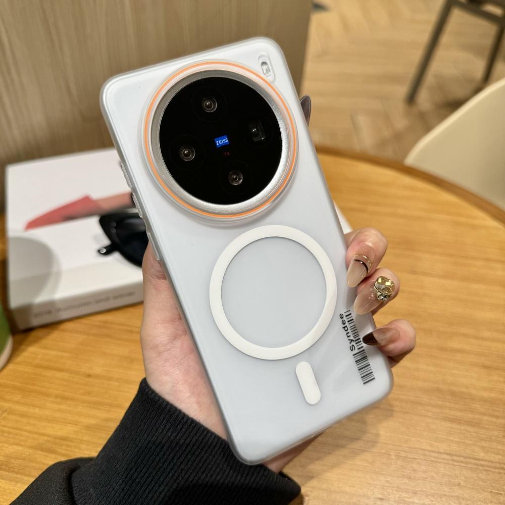 Ultracienkie Magnetyczne Etui PC Zgodne z Magsafe Dla VIVO X200 Pro S20 Mini IQOO 13 NEO10 Pro Ładowanie Bezprzewodowe Matowe Twarde Ochronne Pokrowiec