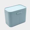 Cotton Pads Swab Nail Wipes Makeup Brushes Organizer Storage Box Holder Container Case Independent Double-Compartment