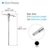 CoCud Hex 3mm Slide Handle Key Wrench with Speed Sleeve for T and 1 Piece T-Handle Wrench, Hex, CR-V Steel, Metric, L-Handle Drivers,