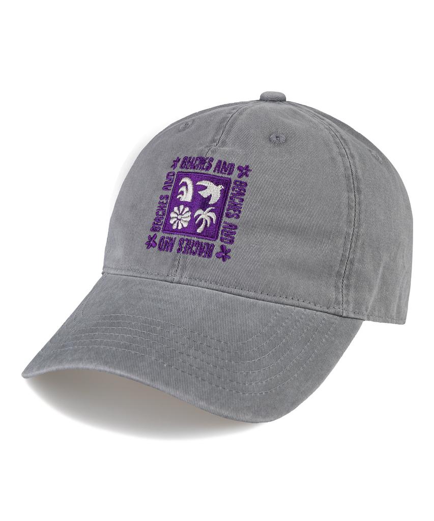 Bichiseuaenkeulim Island Breeze Cation Ball Cap-Gray