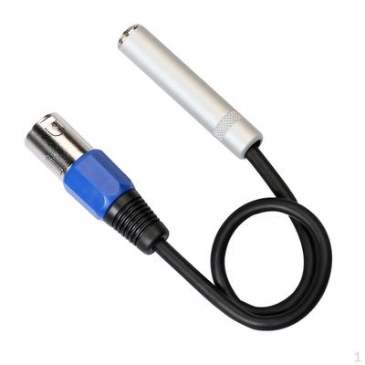 Cavo audio stereo da 6,35 mm femmina a XLR con spina da 1 piede e 0,3 m