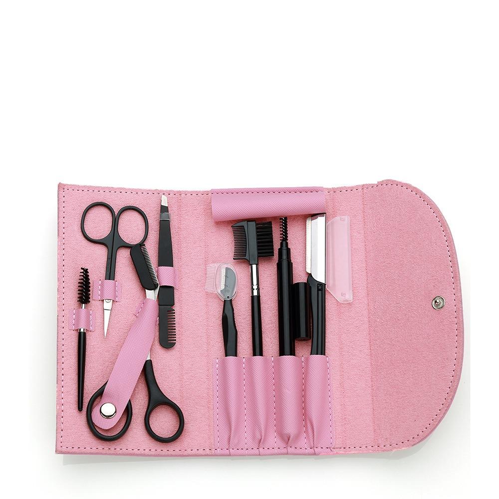 8/9 Stück Edelstahl Augenbrauenpflege-Set 7/8in1 Präzisionspinzette Professionelles Pinzetten-Set Augenbrauenstift Augenbrauenrasierer