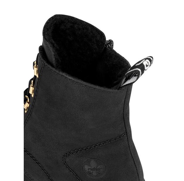 Rieker Y2422-00 Black Ankle Boots