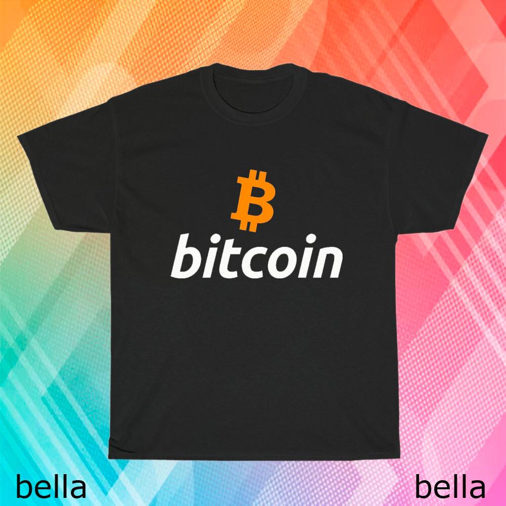 New Btc Bitcoin Crypto logo T-Shirt L