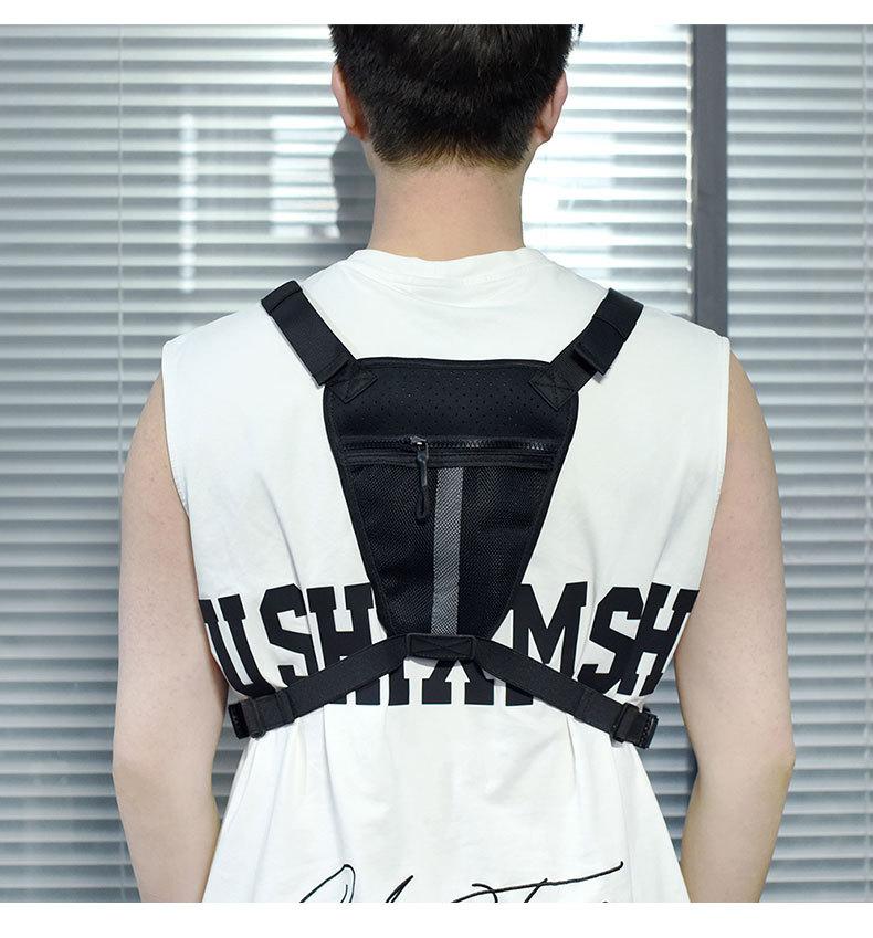 Camping Front Chest Vest  Backpack Running Bag Cycling Jogging Hunting Vest Outdoor Rig Sports Gym Travel Training Fanny Pack