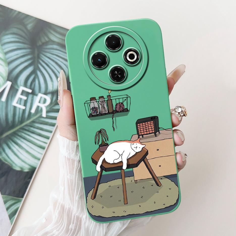 For Tecno Spark 30C Case Kl5 Kl5n Cute Fashion Cartoon Cover Full Cameras Protection Case For Tecno Spark 30C Spark30C Soft Bags