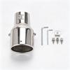 Exhaust Tip Tailpipe Stainless Steel Round Angle Adjustable K285 76mm