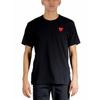 Comme des Garçons PLAY COMME Des GARCONS PLAY Basic T-Shirt Red Family Heart 'Black' Men's AZ-T288-051-1