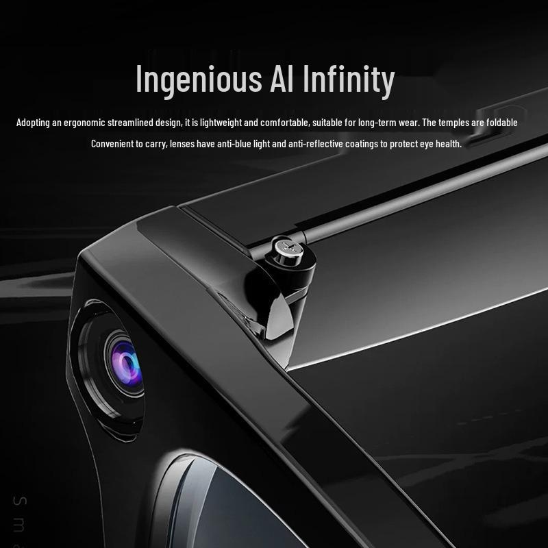 Y Grenzüberschreitende Smarte Brillen: 8 MP Kamera, KI-Übersetzung, Bluetooth-Audio, Foto- & Aufnahme-Funktionen