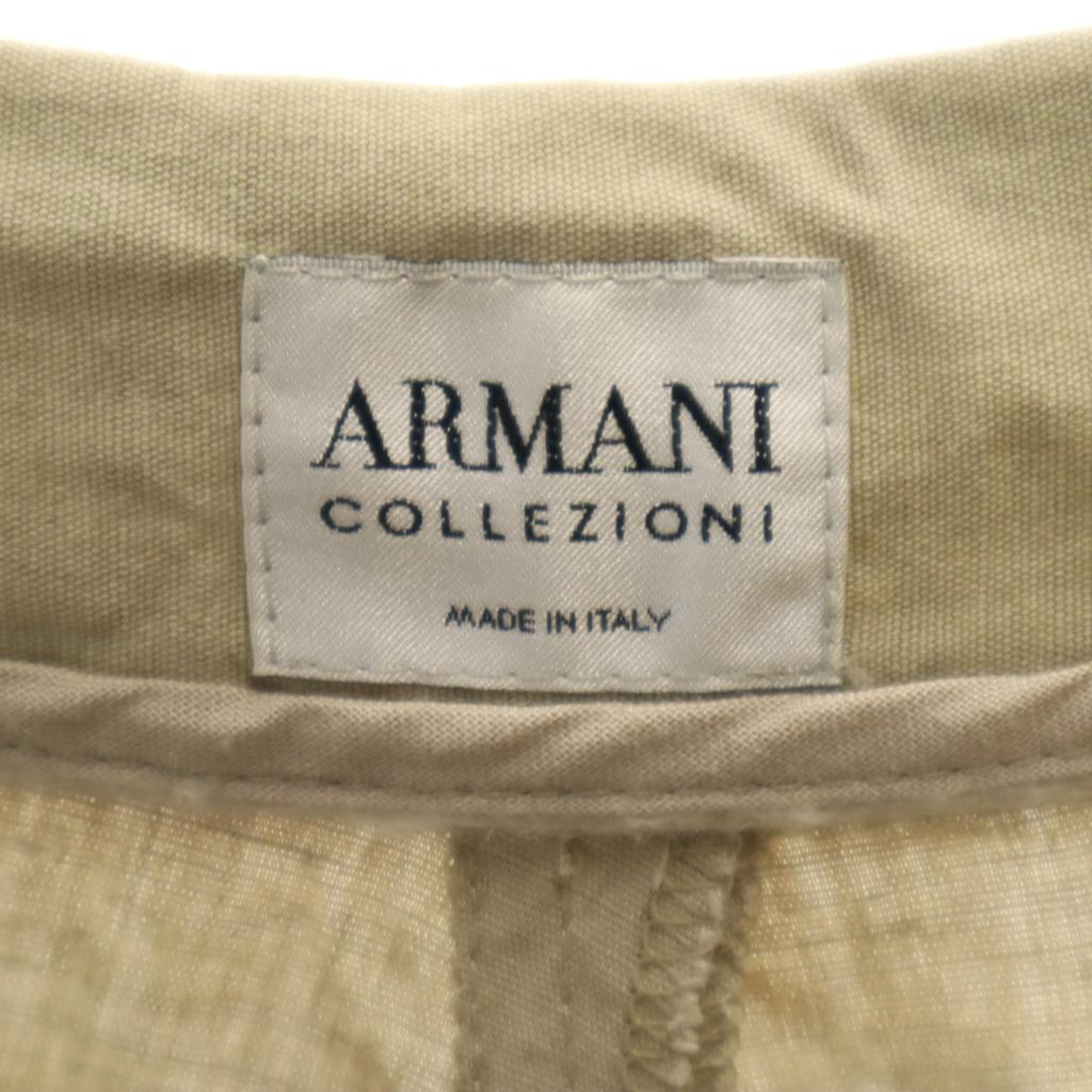 Armani Collezioni Made In Italy Linen Blend Wide Pants 46 Beige Men's Used