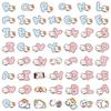 105 Blush Kitten Bunny Teeth Graffiti Stickers Decorate Refrigerator Skateboard DIY Personalized Stickers