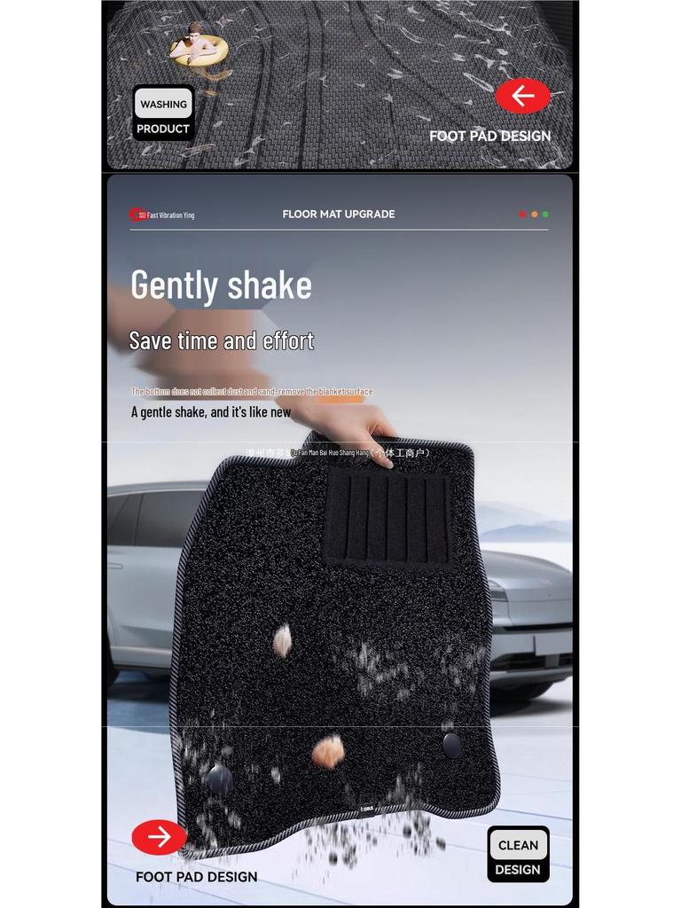 2025 Lixiang L90 TPE Full Coverage Floor Mats Interior Carpet with Fan