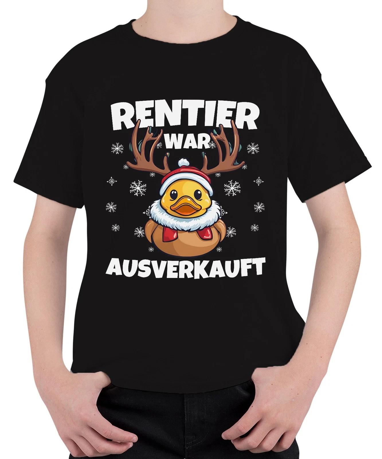 Rentier War Ausverkauft Ente Elch Lustig - Weihnachten Xmas Christmas Unisex Kin L