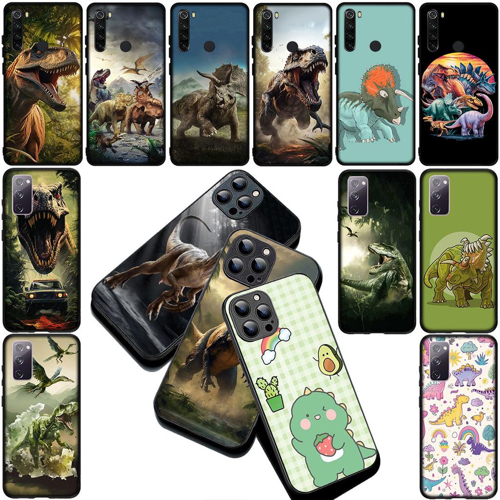 Dinosaur Tyrannosaurus Cute Rex Cover for Apple iPhone 16 14 15 Plus 11 Pro Max 16E ProMax + 15Plus 16+ 14+ Coque Phone Case