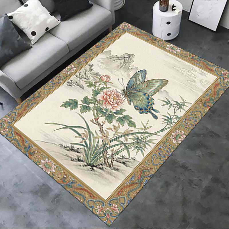 2025 New Butterfly Decoration Carpet Rug for Living Room Bedroom Home Sofa Decoration,Kids play Non-slip Floor Mat16