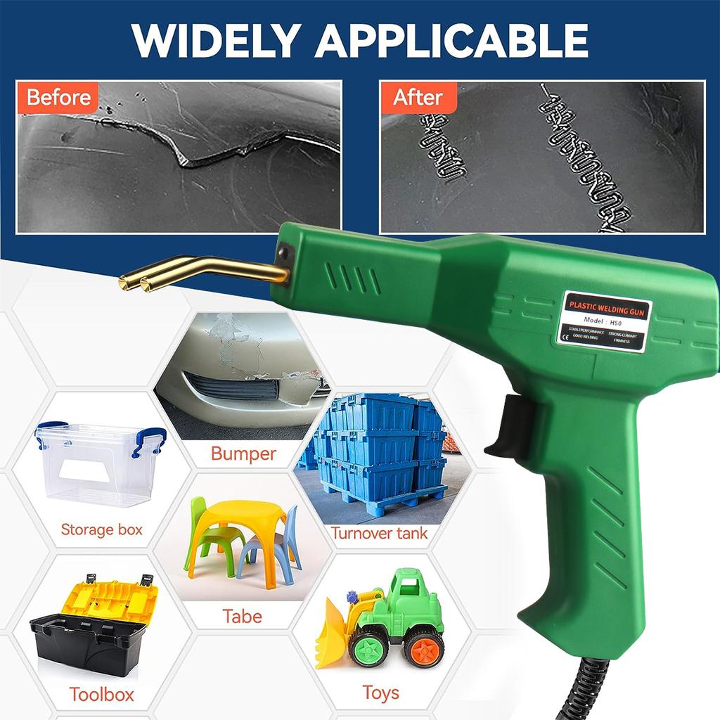 Kunststoff-Schweißgerät Stoßstangen-Reparaturset Lötkolben für Kunststoffreparatur Auto-Stoßstangen-Reparatur-Schweißpistole