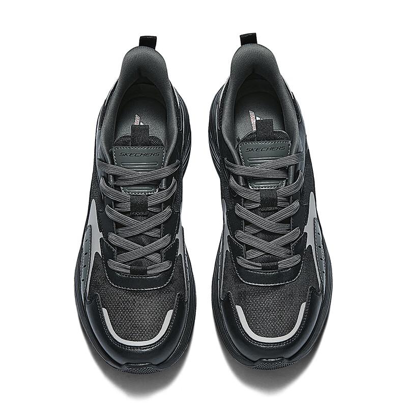 Skechers Bobs Sport Comfortable Versatile Shock Absorbing Low Top Casual Shoes Men sneakers Black 118226-BBK