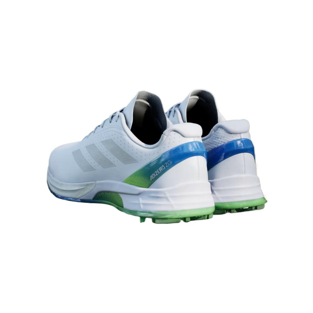 New Adidas Adizero ZG Low Top Golf Shoes Men's White Silver Green JQ7725