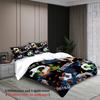 3pcs Bedding Set Cartoon Football 3D PrintED Brushed Comfortable Duvet Cover King Queen Twin Single Size Bithday Gift Room Decor