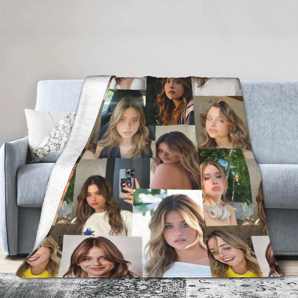 Culpa Mia Collage Nick Plush Blanket for Kids  Soft Flannel Throw for Couch Chair Sofa or Bed  Warm Cozy  HighQuality Design
