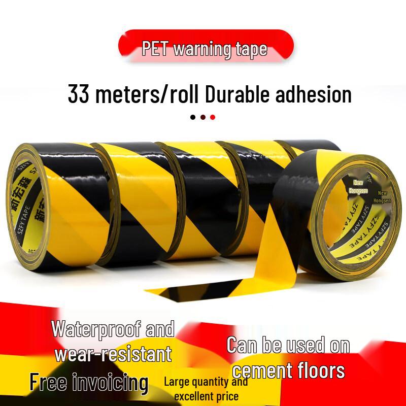 AFW Yellow Black Warning Tape