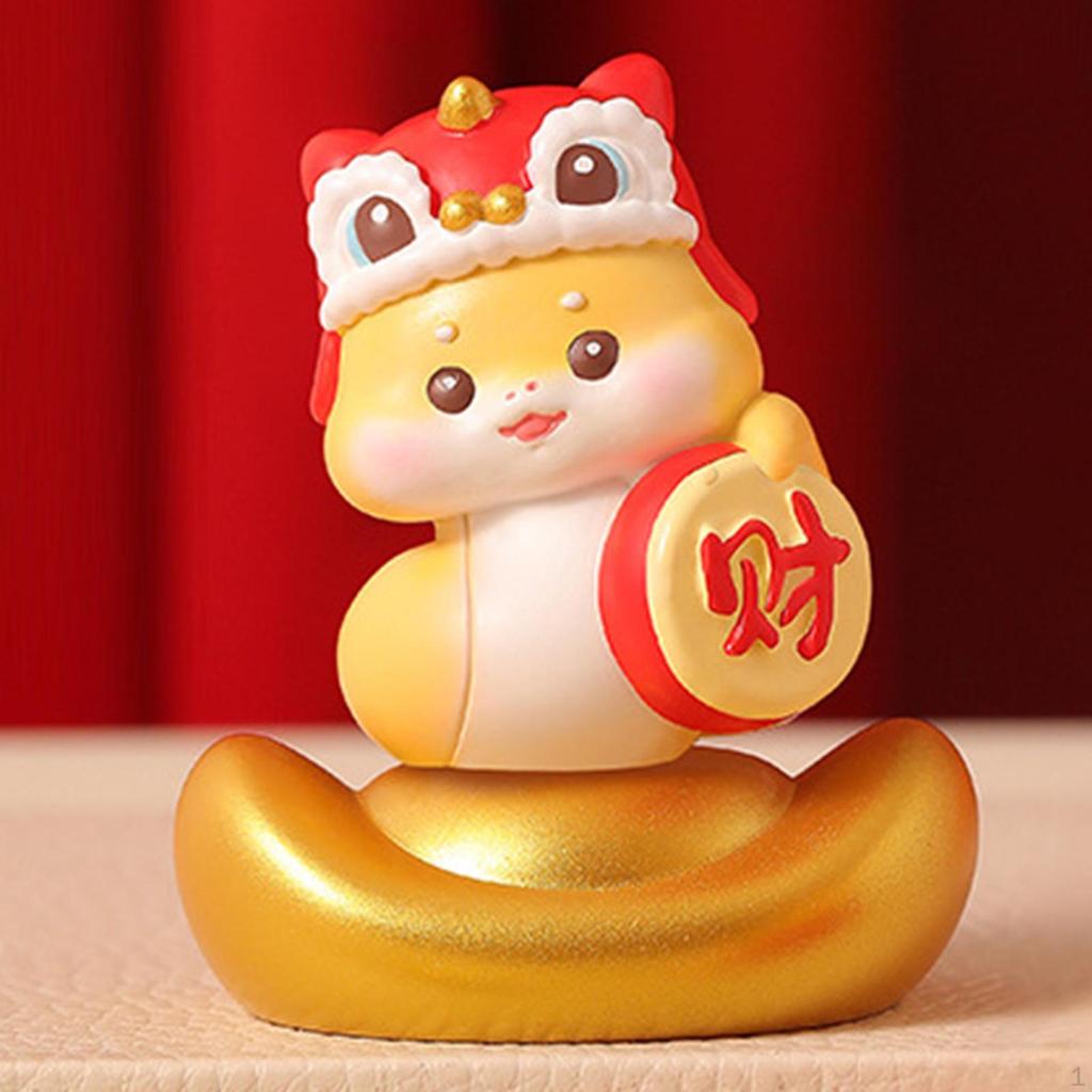 Year Statue Animal Sculpture Collection Birthday Gift Decorative Figurine Tabletop Ornament