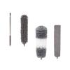 Washable Detachable Ceiling Dust Brush Soft Microfiber Duster Brush Adjustable Length for Ceiling Narrow Corner Cleaning