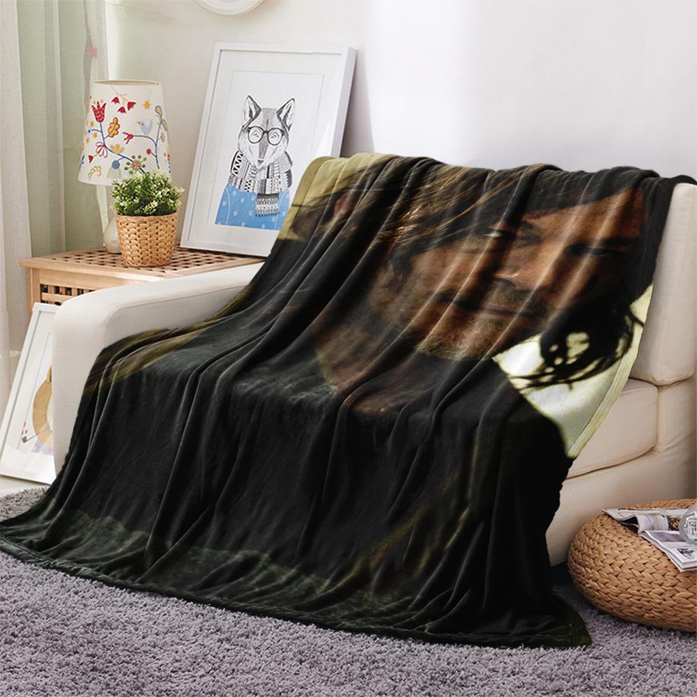 1PC THE WALKING DEAD Print Flannel Blanket, High quality Comfortable for All Seasons, Home Decor, Warmth and Comfort, Perfect for Christmas Gifts214