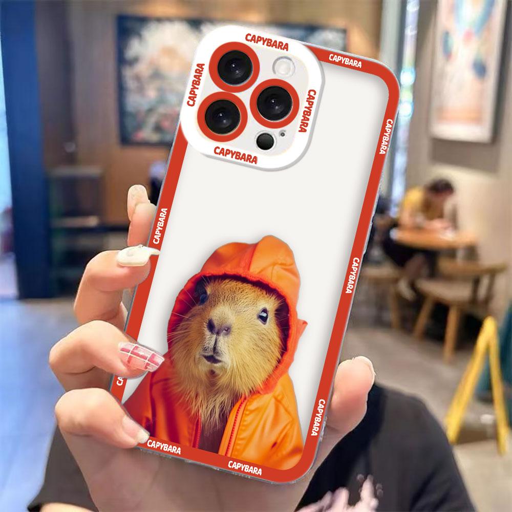 

Cute Astronaut Capybara Clear Phone Case For OPPO A6X A5 A3 A3X A5X A98 A94 A79 A78 A74 A73 A60 A58 A57 A55 A54 A53 A17 A9 Case OPPO A572022