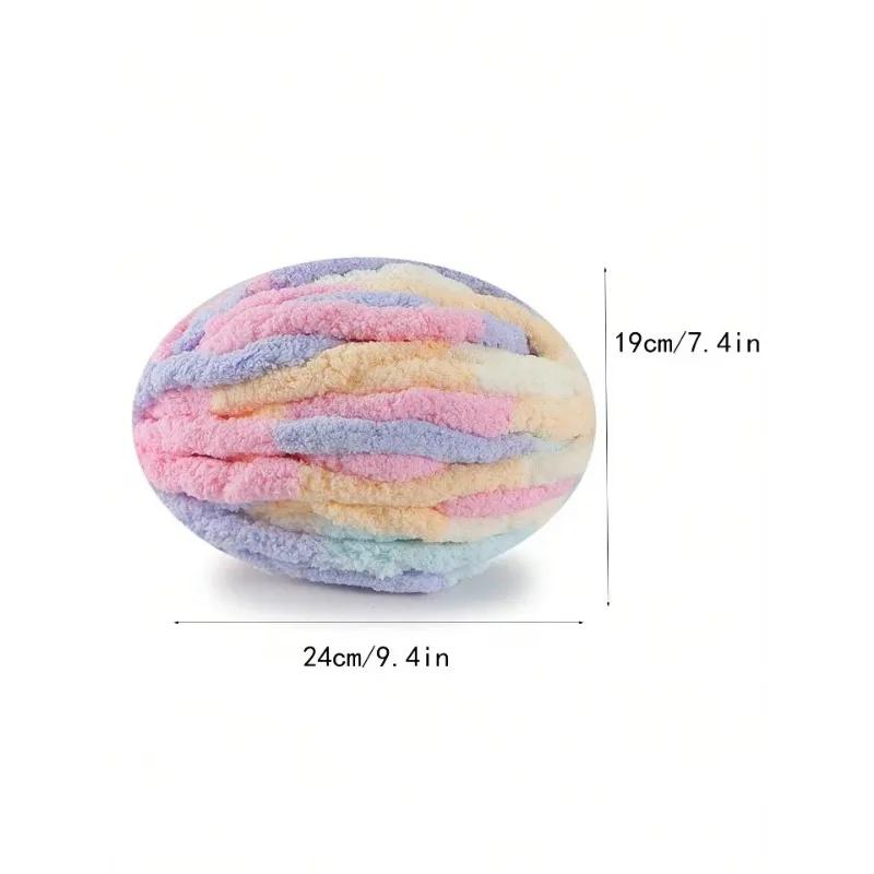 250g DIY Chenille Yarns Warm Thick Scarf Threads Multicolor Chunky Yarns for Knitting and Crocheting Hand-woven Blanket Cushion