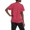 Adidas Embroidered Letter Sports Short Sleeve T-Shirt Women Tops Pink GJ6535