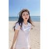 Summer Sun - blocking Hat Large Brim Face - shading Fresh - style Internet - famous Shell Hat Portable Foldable Headband Ideal