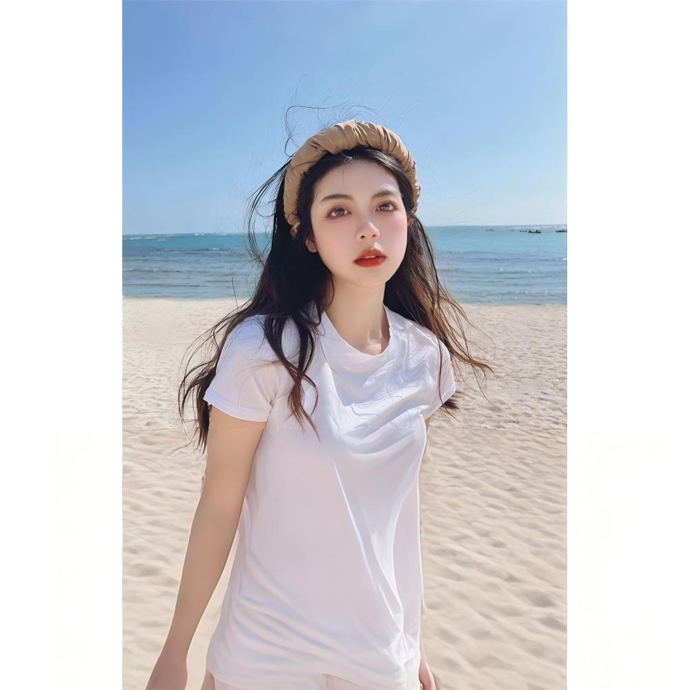 Summer Sun - blocking Hat Large Brim Face - shading Fresh - style Internet - famous Shell Hat Portable Foldable Headband Ideal