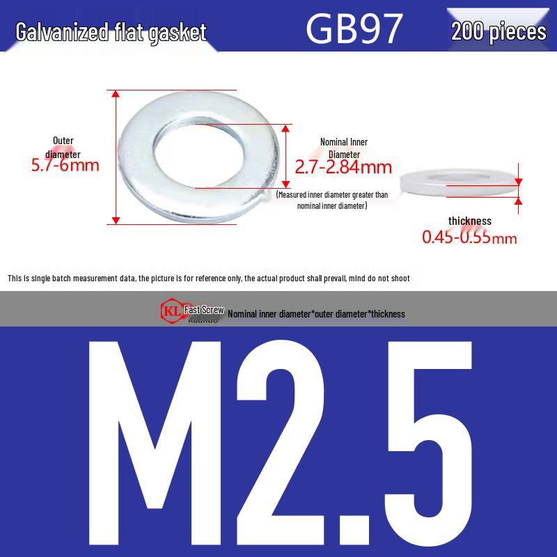Galvanized Hex Nuts, Flat Washers, Spring Washers in M2-M48, Blue and White Zinc Coated