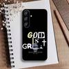 Bible Verse Jesus Christ Christian Phone Case For Samsung Galaxy A73,21,22,32,71,53,52,51,80,5G Soft Black Cover
