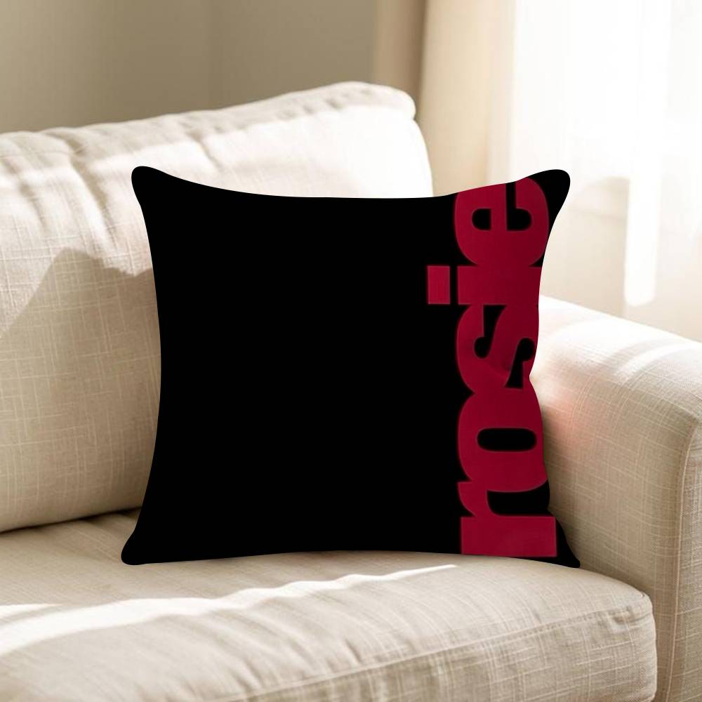 

Ins Korean Sweet Pink Letters Pillowcases Home Bedding Decorative Pillow Cover Wedding Super Soft Pillow Case 30x30 cm