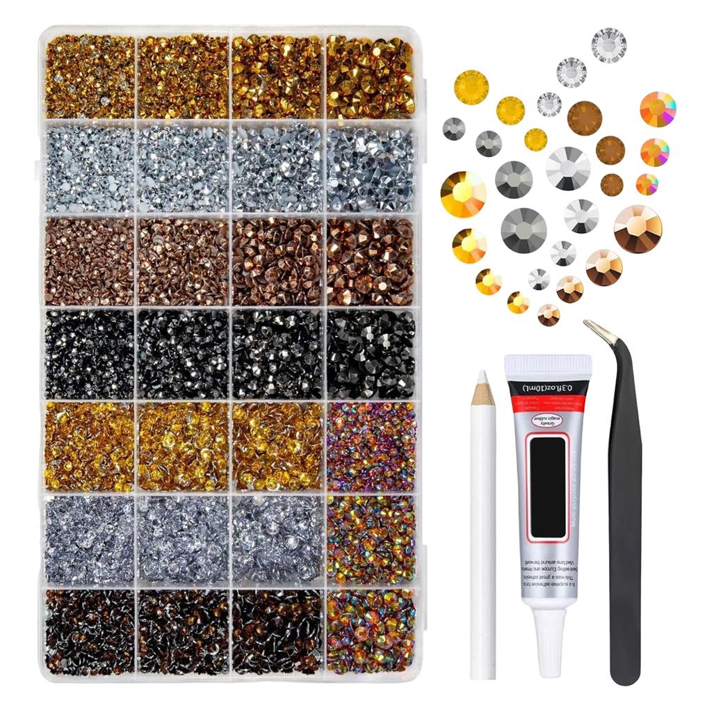 1 Bottles Of 10ml Glue 28 Colors Of Resin Dazzling, Dazzling Kit With 1 Pieces Of Glue For Clothing Shoes Art Book Art 10ml
