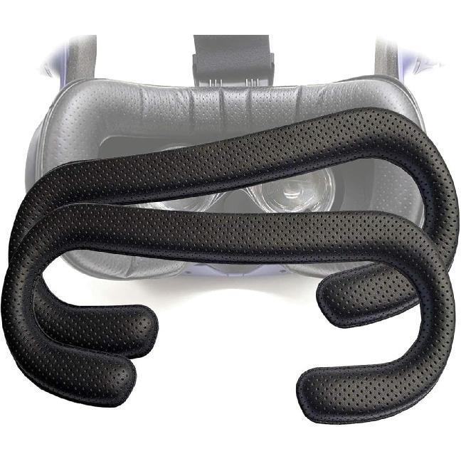 TamBee Vive PRO Face Cushion Pad Face Foam Replacement, PU Leather Face Cover Pad Removable Facial Interface for HTC Vive PRO VR (Face Foam 2PC)