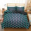Geometric Duvet Cover Abstract Stereoscopic Dense Hole Pattern Comforter Cover Modern Geometry Twin Full Queen King Bedding Set