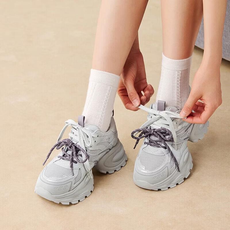 BASTO Женские весенние кроссовки на платформе в стиле Dad 38