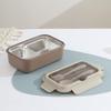 ZhiShi 316 Stainless Steel Divided Lunch Box with Soup Bowl