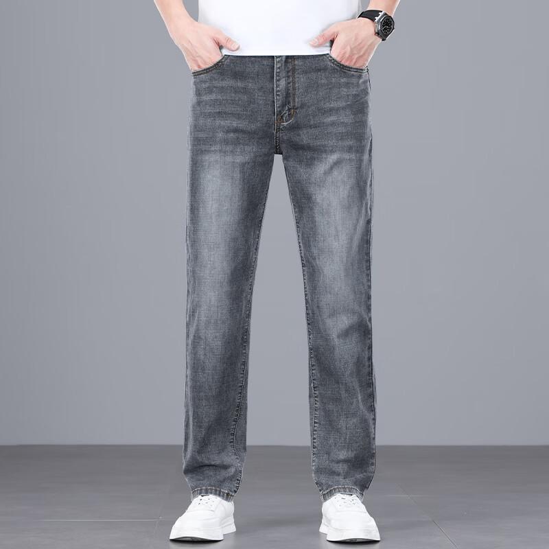 PLAYBOY Men s Straight-Leg Stretch Jeans 38