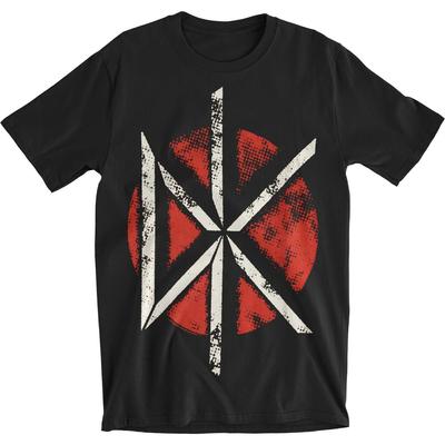 Herren Dead Kennedys Vintage Logo Slim Fit T-Shirt Mittelgrau