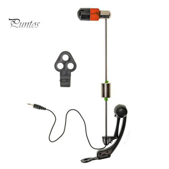 

Индикатор поклевки для уличной рыбалки, регулируемый дизайн, компактный размер, портативный свингер с подсветкой, аксессуары для ловли карпа красный