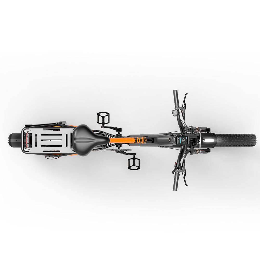 Elektrické kolo Terénní DuKawey DM530 26" Tlusté pneumatiky 1000W Elektrické kolo pro dospělé 52V 20AH Hydraulická brzda Max. zatížení 150 kg